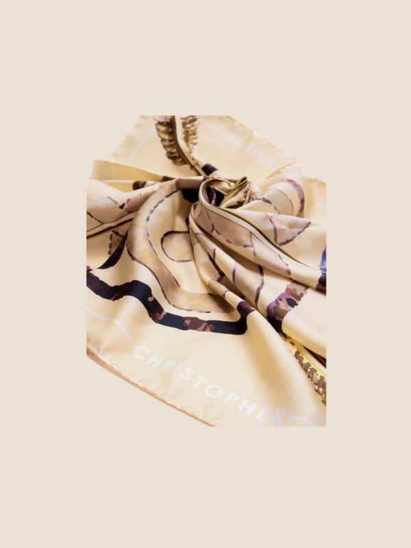 Mosaic Scarf Apricot