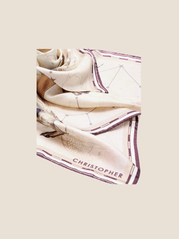 Abstract Scarf Tan