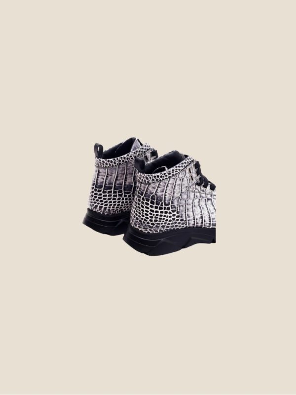 High Croco Sneakers Black - Image 5