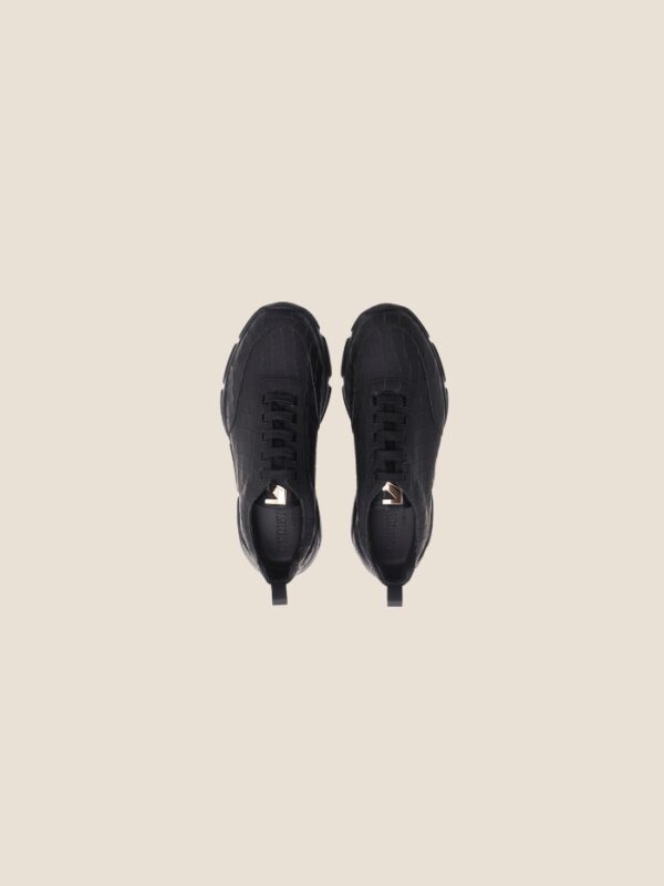 Low Croco Sneakers Black