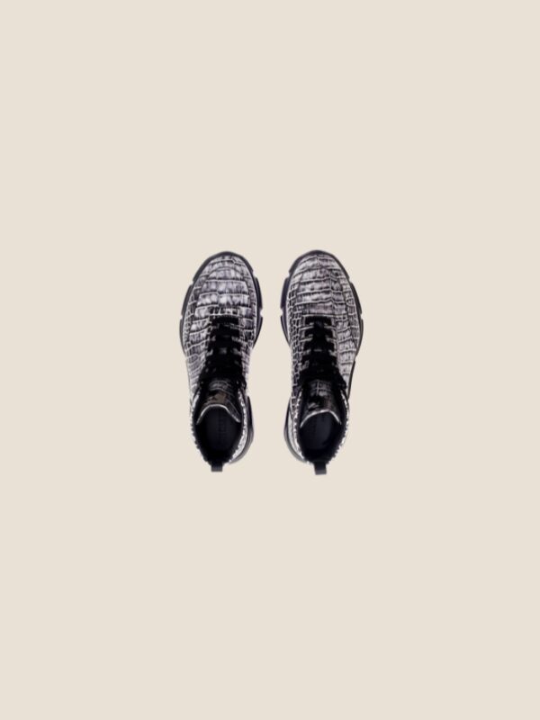 High Croco Sneakers Black