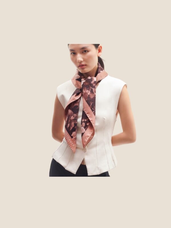 Art Scarf Mocha - Image 3