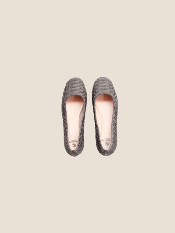 Python Ballet Flat Grey