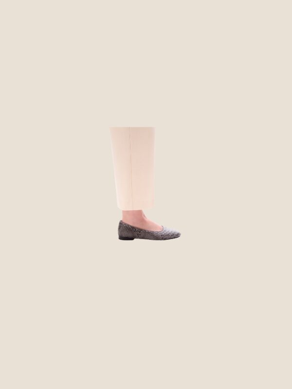 Python Ballet Flat Grey - Image 7