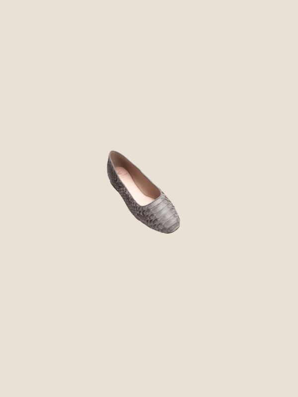 Python Ballet Flat Grey - Image 5