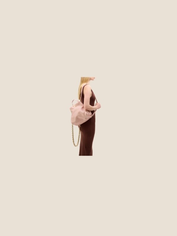 Convertible Shoulder Bag Medium Blush - Image 8