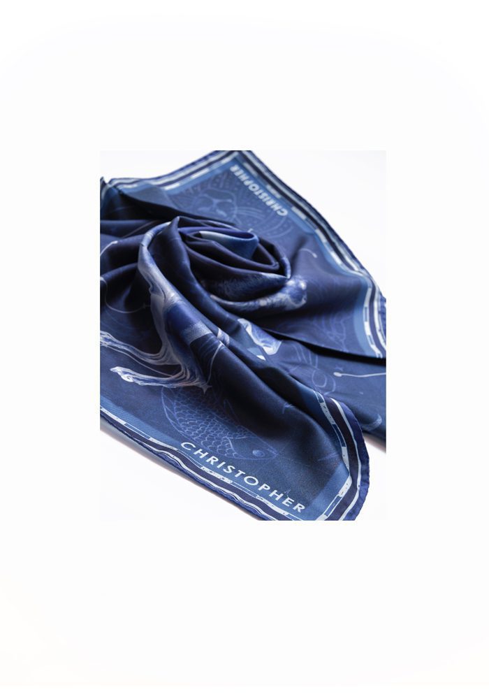 Abstract Scarf Midnight